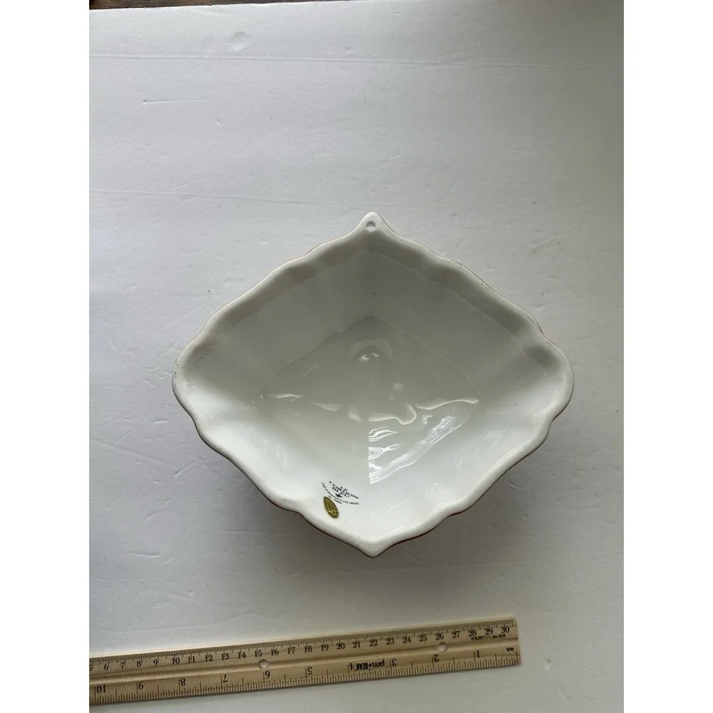 1986 Goose Butterfly Le Cordon Bleu Kitchen Mold Franklin Mint Porcelain Cottage